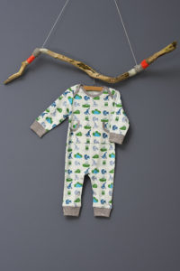 Pijamale până la gleznă din bumbac organic Fresk - Ekhorn blue