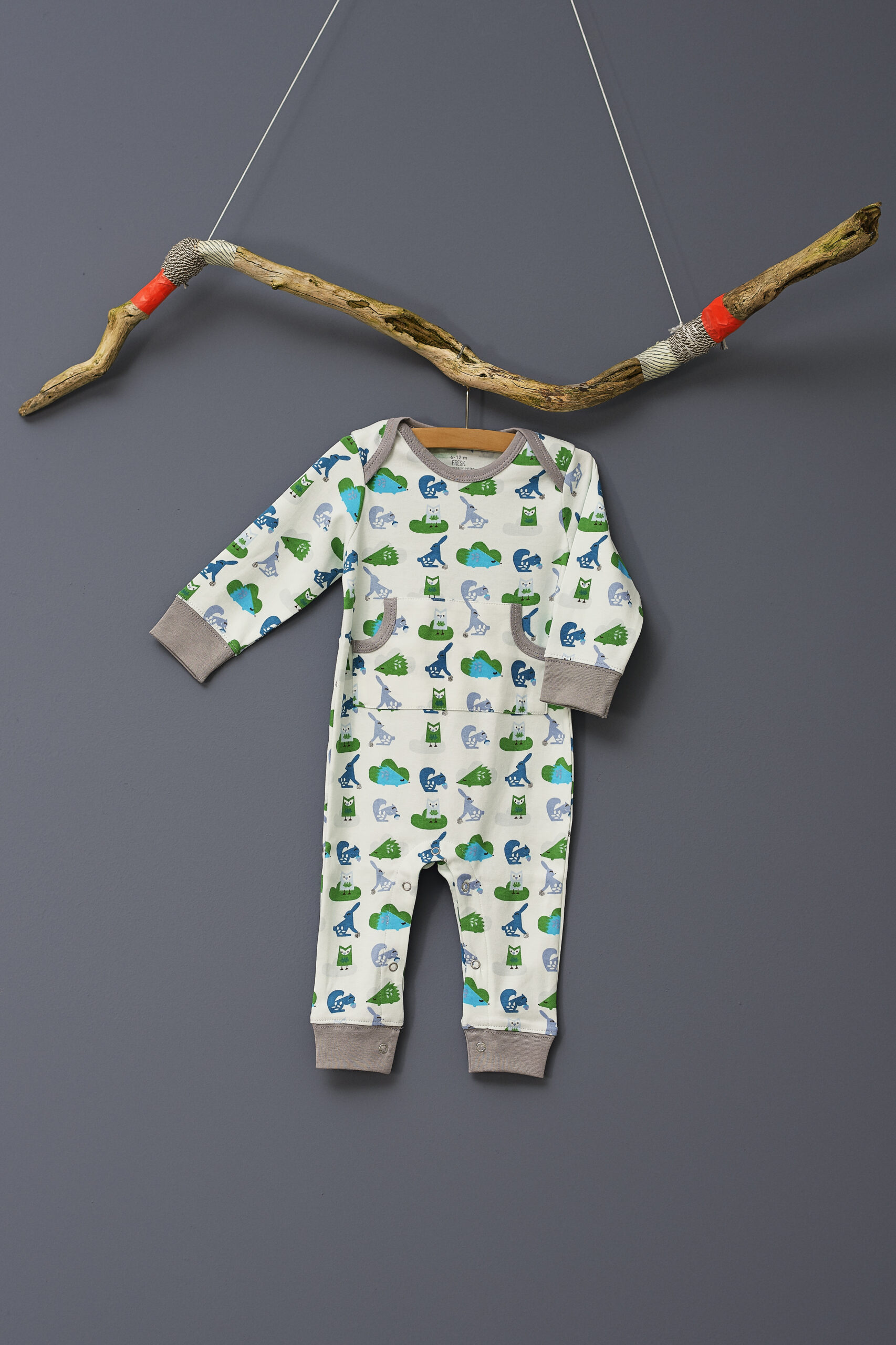 Pijamale până la gleznă din bumbac organic Fresk - Ekhorn blue Pijamale până la gleznă din bumbac organic Fresk - Ekhorn blue