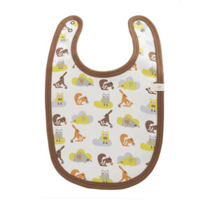 Bavețică din bumbac organic Fresk - Ekhorn Brown/Orange