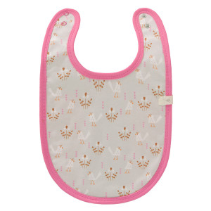 Bavețică din bumbac organic Fresk - Fugl Grey