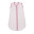 Sac de dormit din bumbac organic 100% cu exterior din muselină - Fresk Leaves Pink