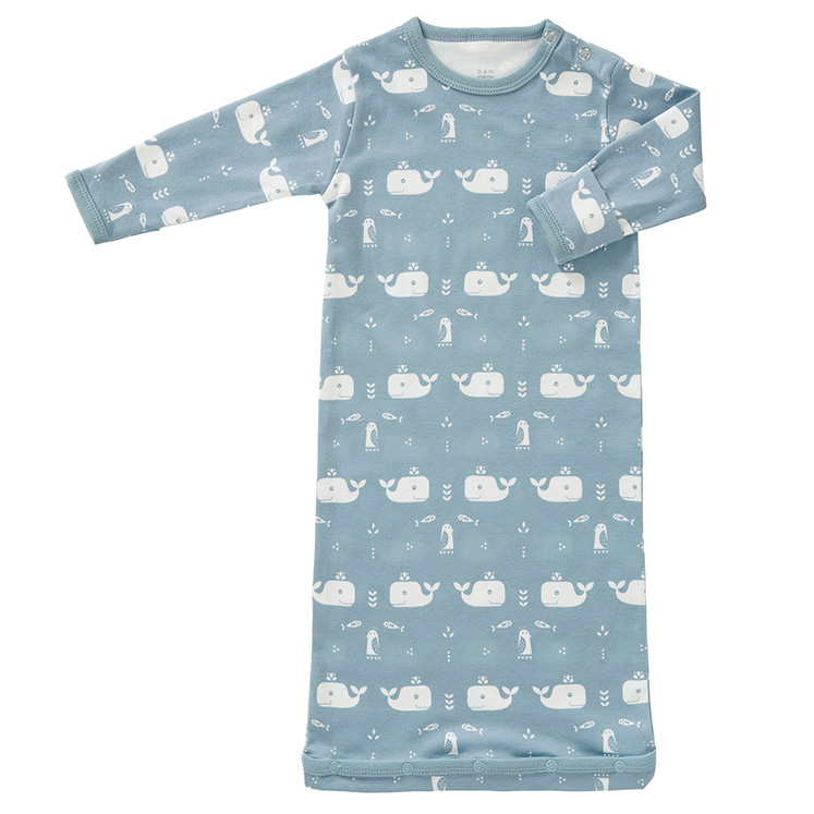 Sac de dormit din bumbac organic - Fresk Whale Blue Sac de dormit din bumbac organic - Fresk Whale Blue
