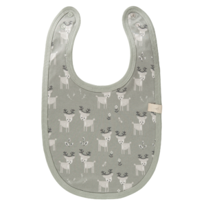 Bavețică din bumbac organic Fresk - Deer forest green