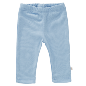 Pantaloni uni din bumbac organic Fresk - Blue fog
