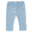 Pantaloni uni din bumbac organic Fresk - Blue fog