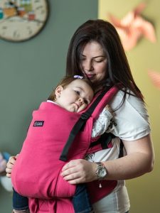 Conversie wrap țesut - ISARA Rasberry toddler