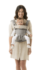 Marsupiu Ergobaby 4 poziții 360 - cu suport inclus Grey
