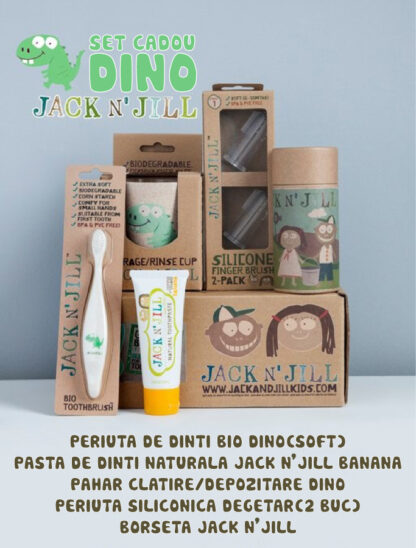 Set cadou de igienă orală - Dino - Jack N'Jill